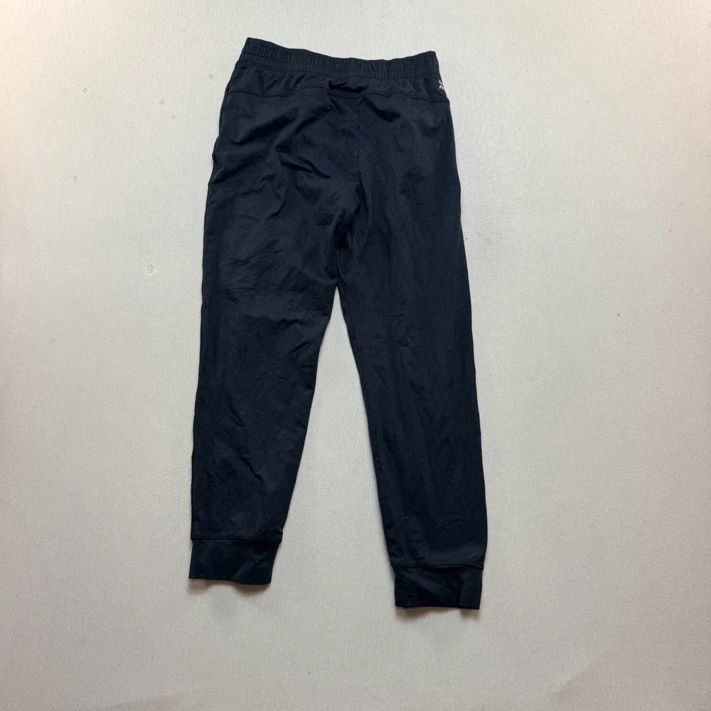 All in Motion Joggers Boy Large 10/12 Black Excellent Zipper Pockets Athletic